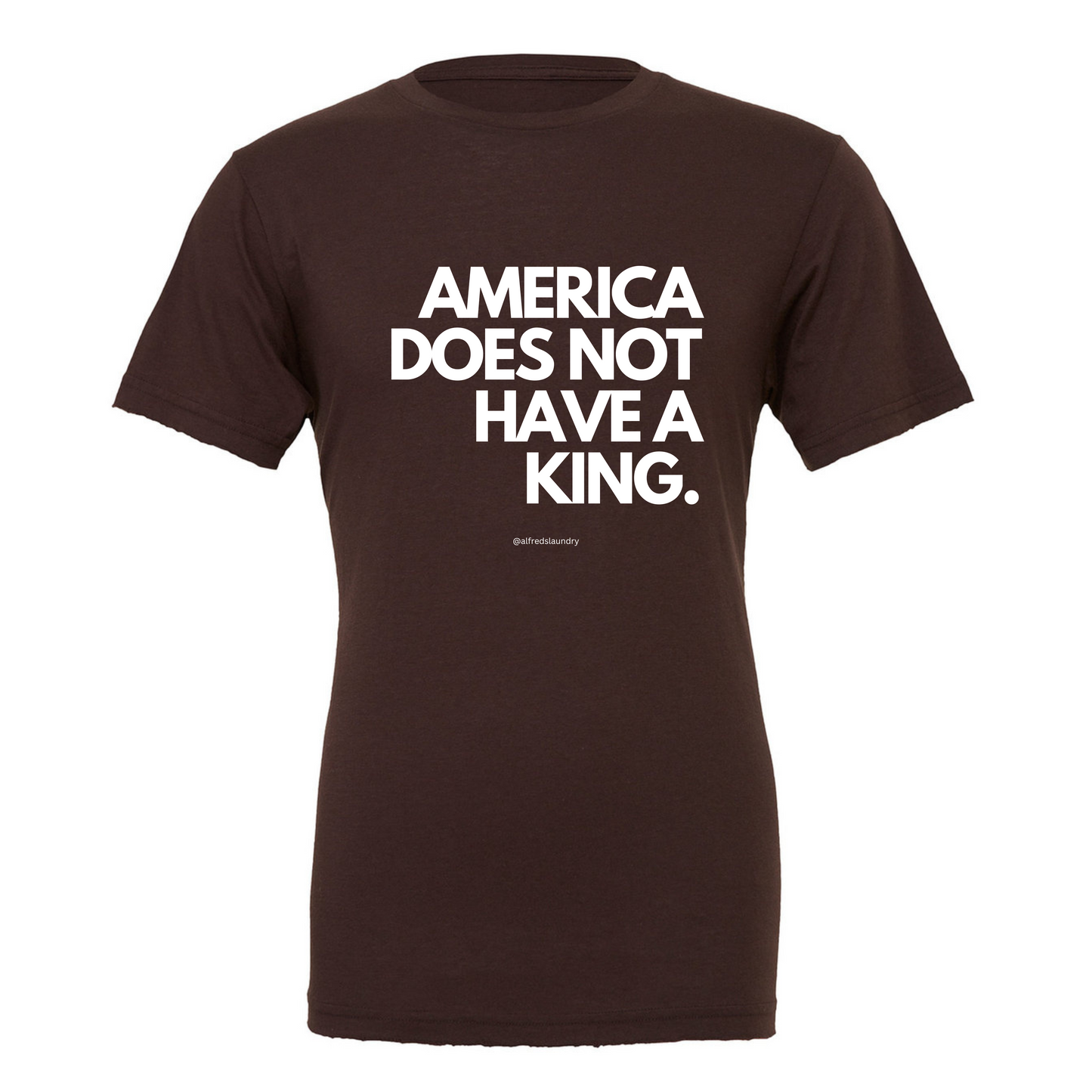 "America Does Not Have A King" - T-shirt