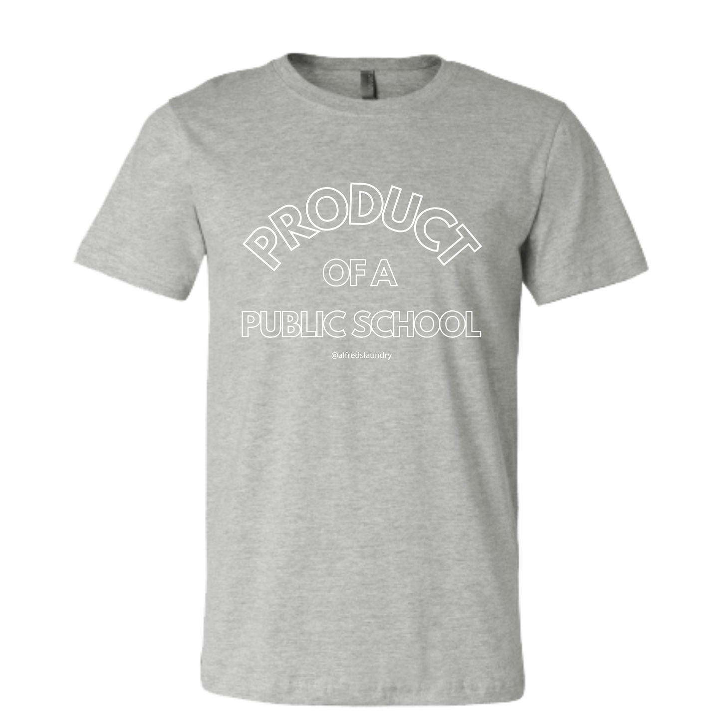 "PRODUCT OF A PUBLIC SCHOOL" T-Shirt