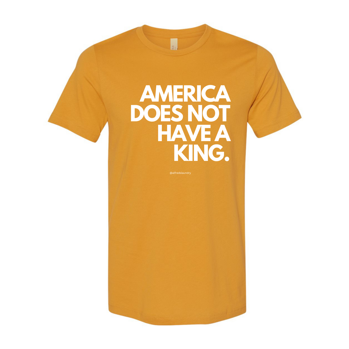 "America Does Not Have A King" - T-shirt
