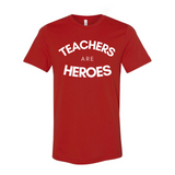 "Teachers Are Heroes" - T-shirt - YOUTH