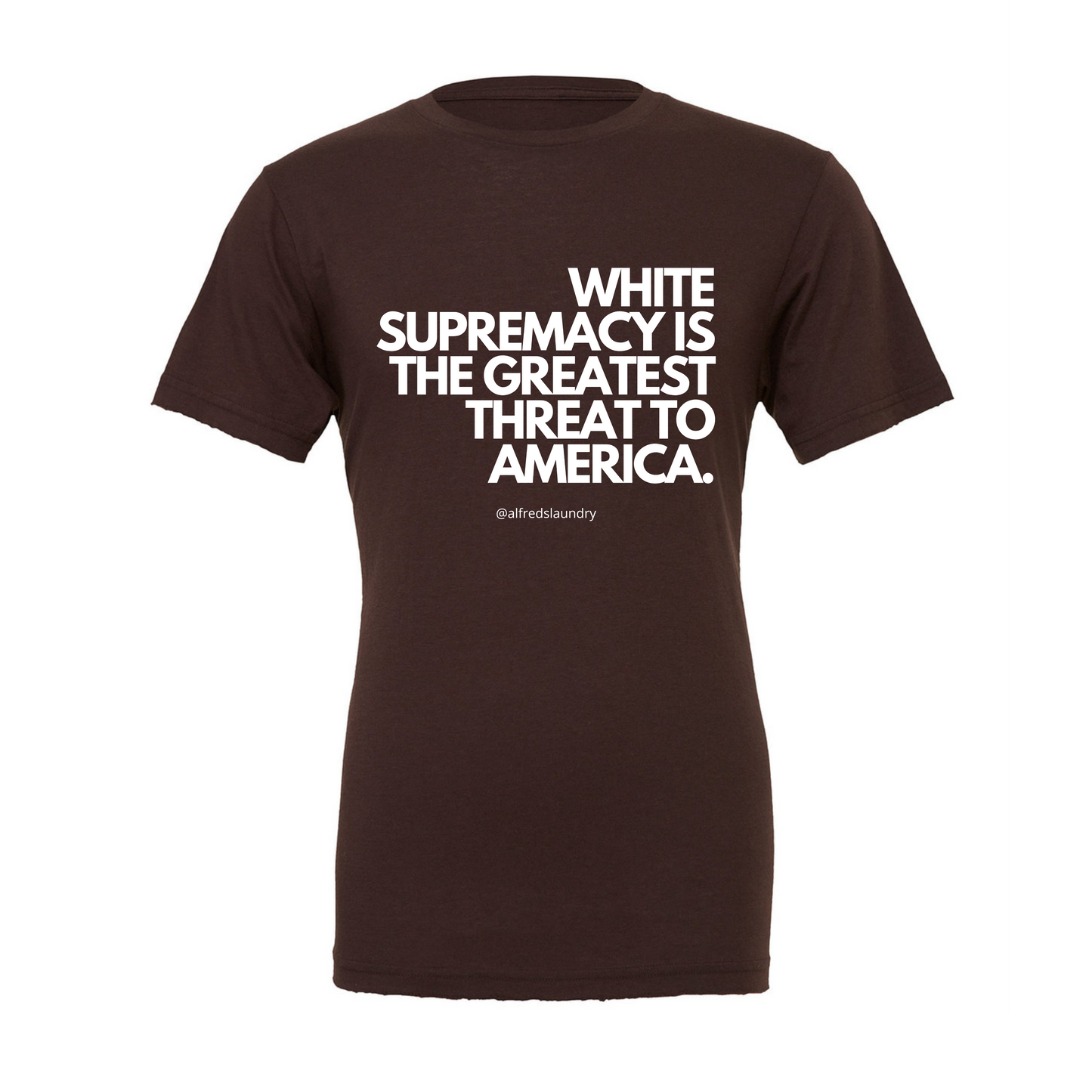 "White Supremacy Is The Greatest Threat To America" T-Shirt