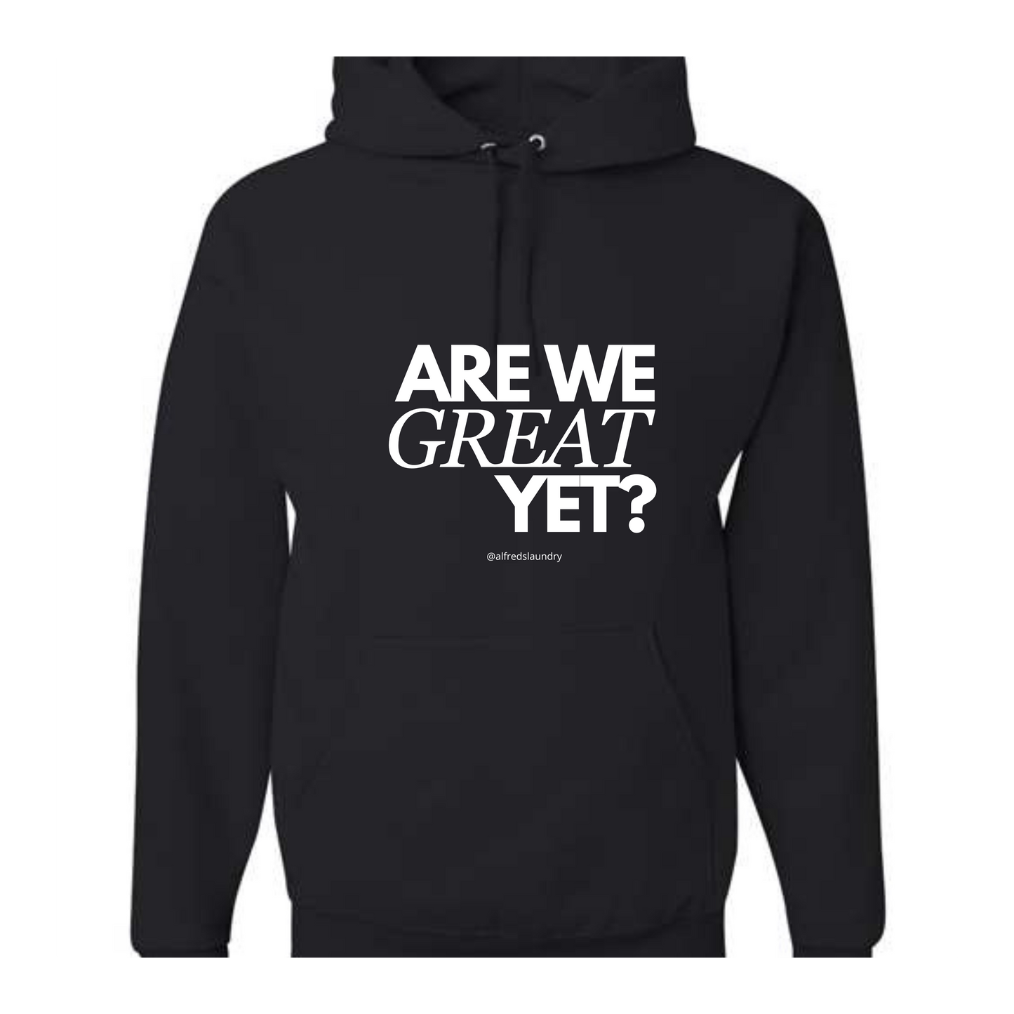 "ARE WE GREAT YET?" - Hoodie