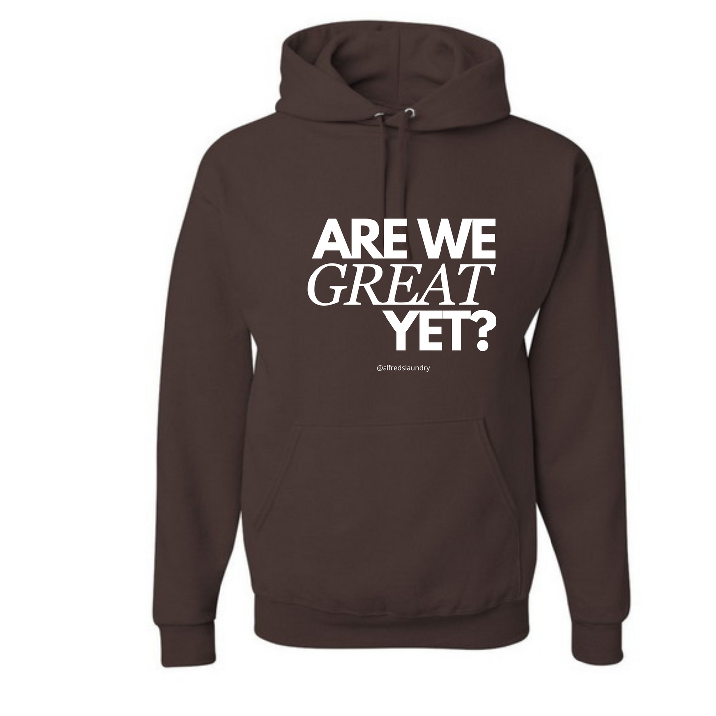 "ARE WE GREAT YET?" - Hoodie