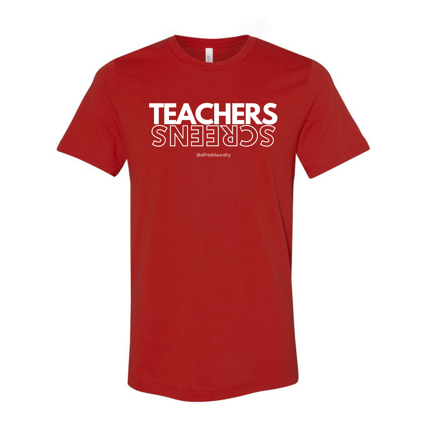 "TEACHERS OVER SCREENS" - T shirt