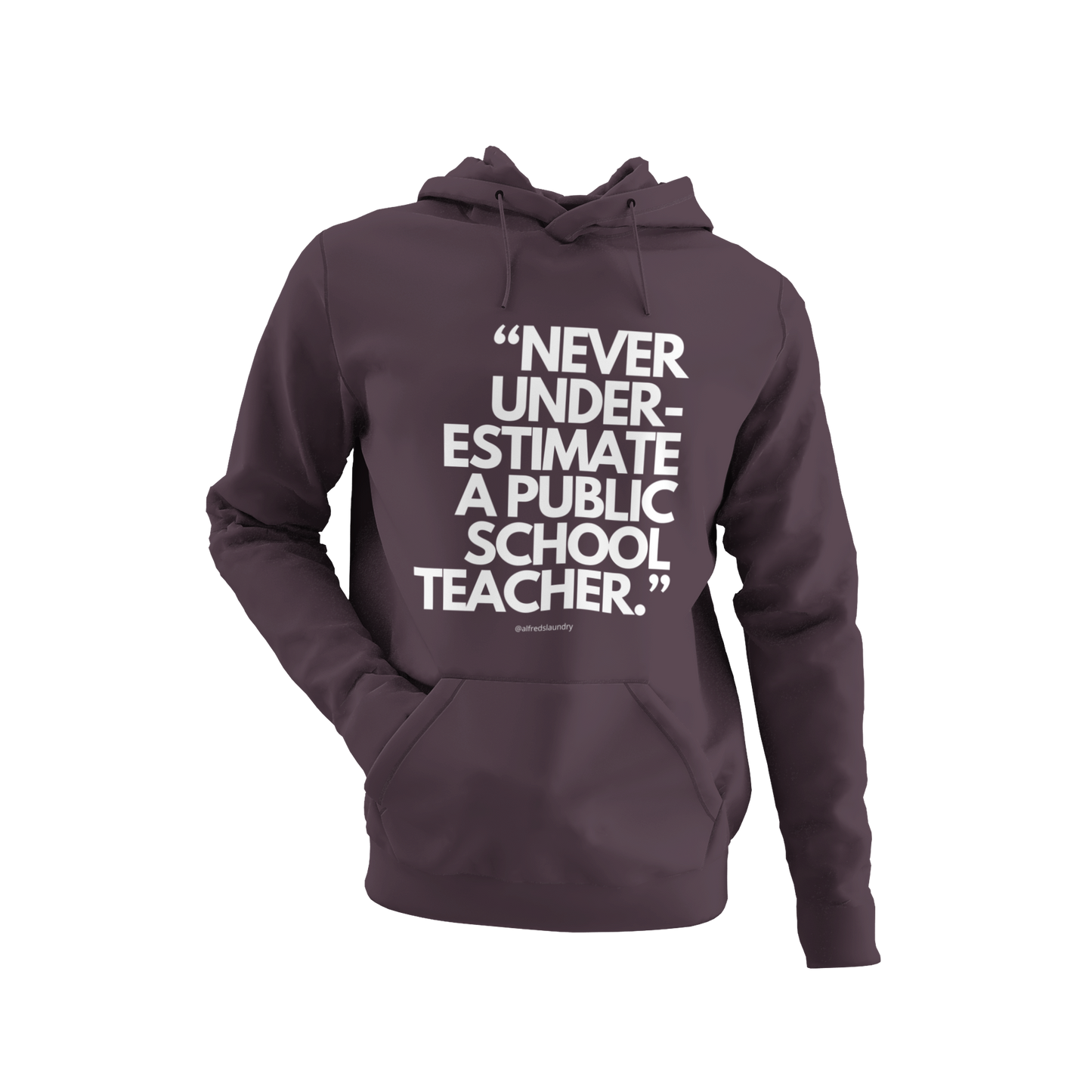 Never Underestimate A Public School Teacher - Hoodie