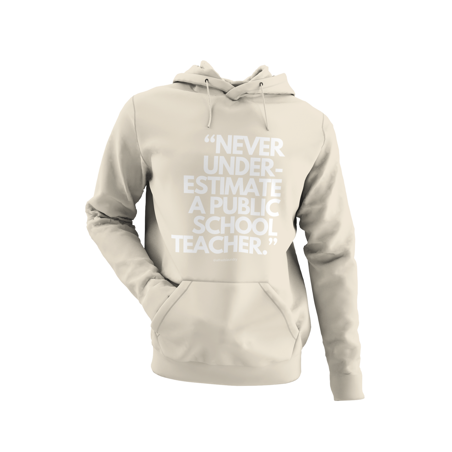 Never Underestimate A Public School Teacher - Hoodie