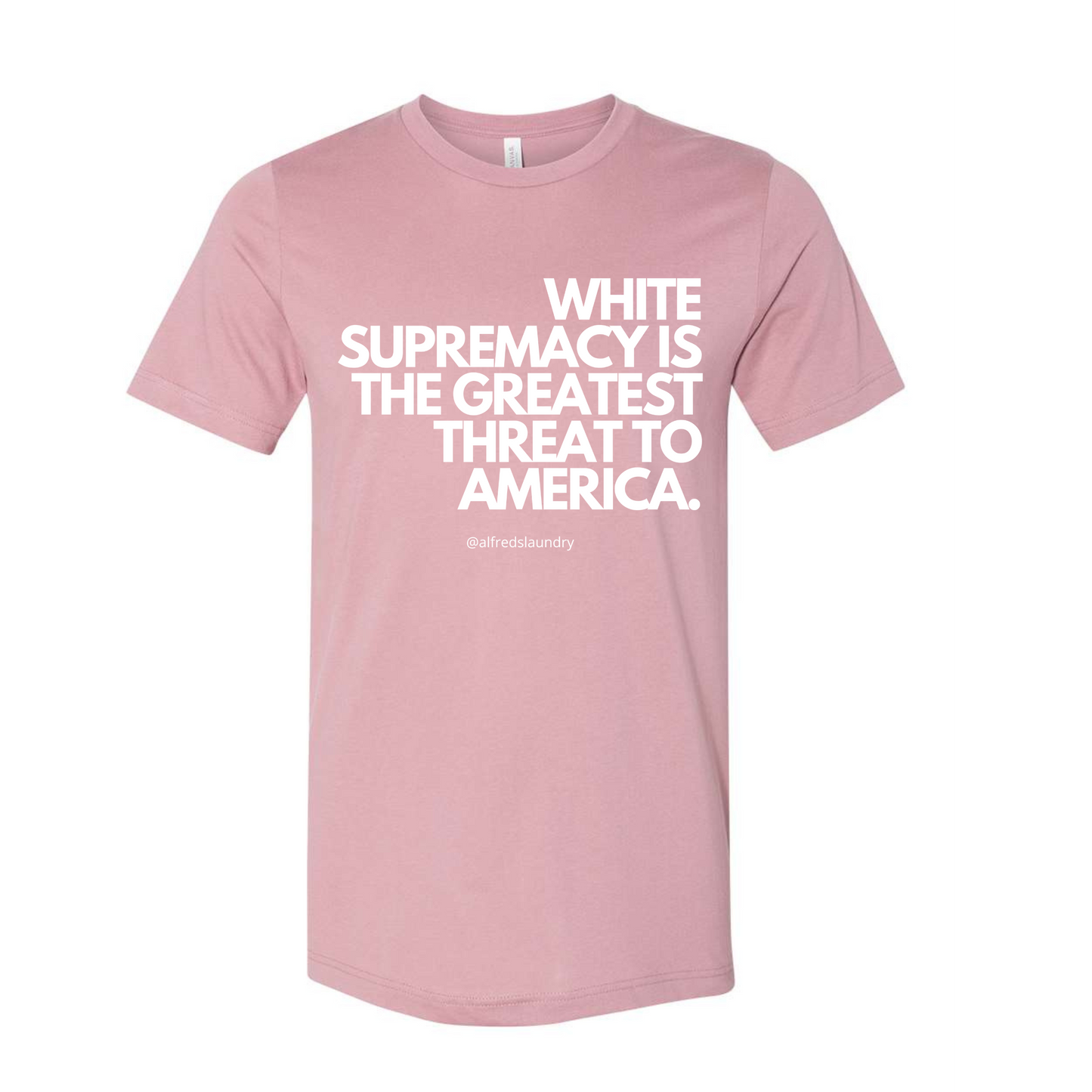 "White Supremacy Is The Greatest Threat To America" T-Shirt