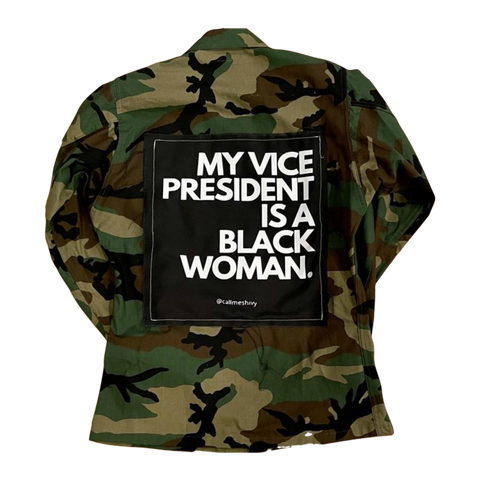 Youth My Vice President Is A Black Women Kamala Harris Camo Jacket