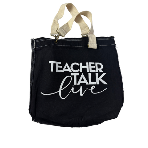 Teacher Talk Live Tote Bag