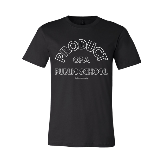 "PRODUCT OF A PUBLIC SCHOOL" T-Shirt