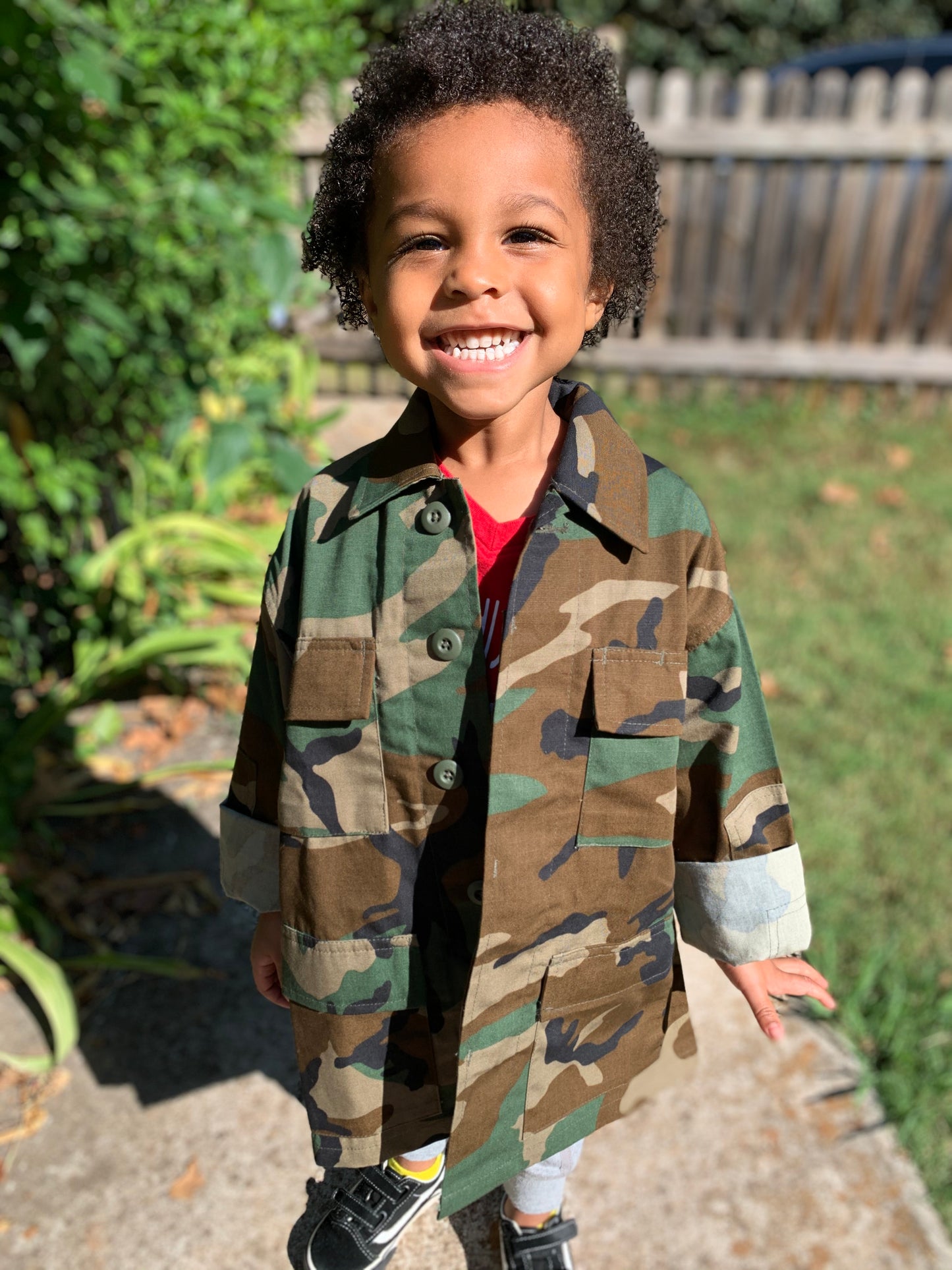 Youth Black History In The Making Camo Jacket